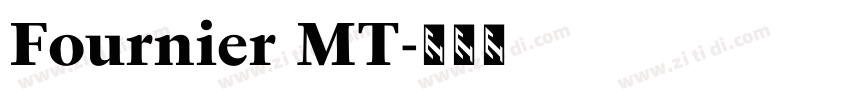Fournier MT字体转换